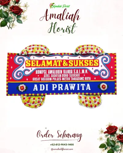 Karangan Bunga Ucapan Selamat tanjung bunga